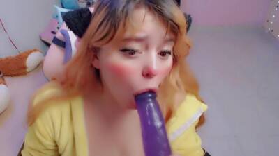 Cute Girl Does Blowjob Sloppy With Of Saliva And It Is Very Excited - upornia