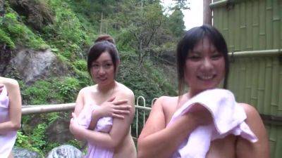 Hot Japanese Girls In Public Mixed Bath Group Sex - upornia - Japan
