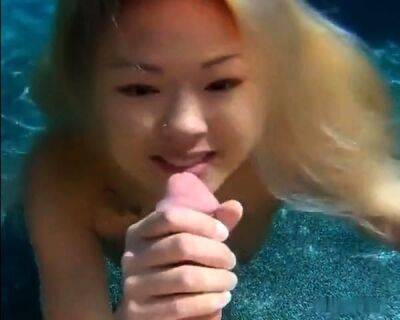 asian under water cumshot - drtuber