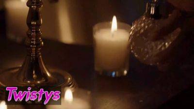 Abbie Maley - Alina Lopez - Alina Lopez and Abbie Maley finger and lick each other's wet pussies by candlelight - sexu.com
