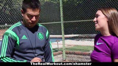 Lee - Kimber Lee drilled hard by soccer coach's massive cock - sexu.com