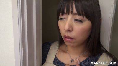 Caught sniffing panties of Asian Mother-in-law Nene Azami and gave her a deepthroat blowjob - sexu.com - Japan