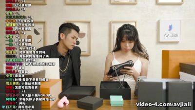Xiaomei sucks and fucks a customer while she is online live in her chat room - hotmovs.com - China