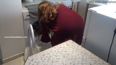 Dumb Maid Trapped in Washing Machine - xxxfiles.com