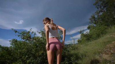 Mila - Hiking On Her Private Trail With Mila Sobolov - upornia