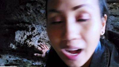 Nasty amateur Thai MILF fucked in a cave - drtuber - Thailand